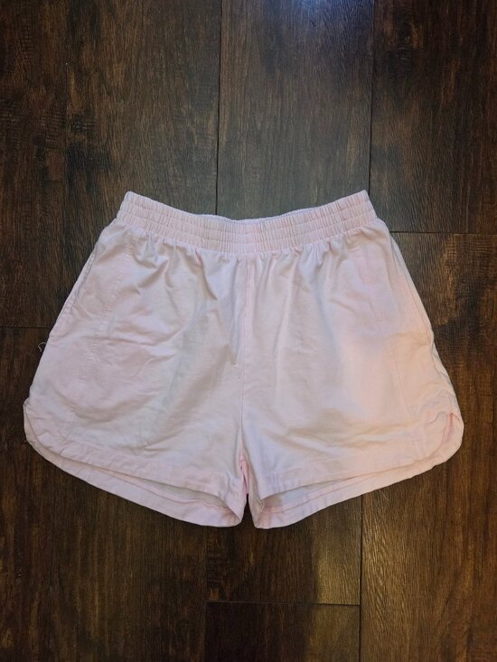 Pants - NWOT Soft Light Pink High-Rise Athletic Lounge Shorts with Pockets - Small